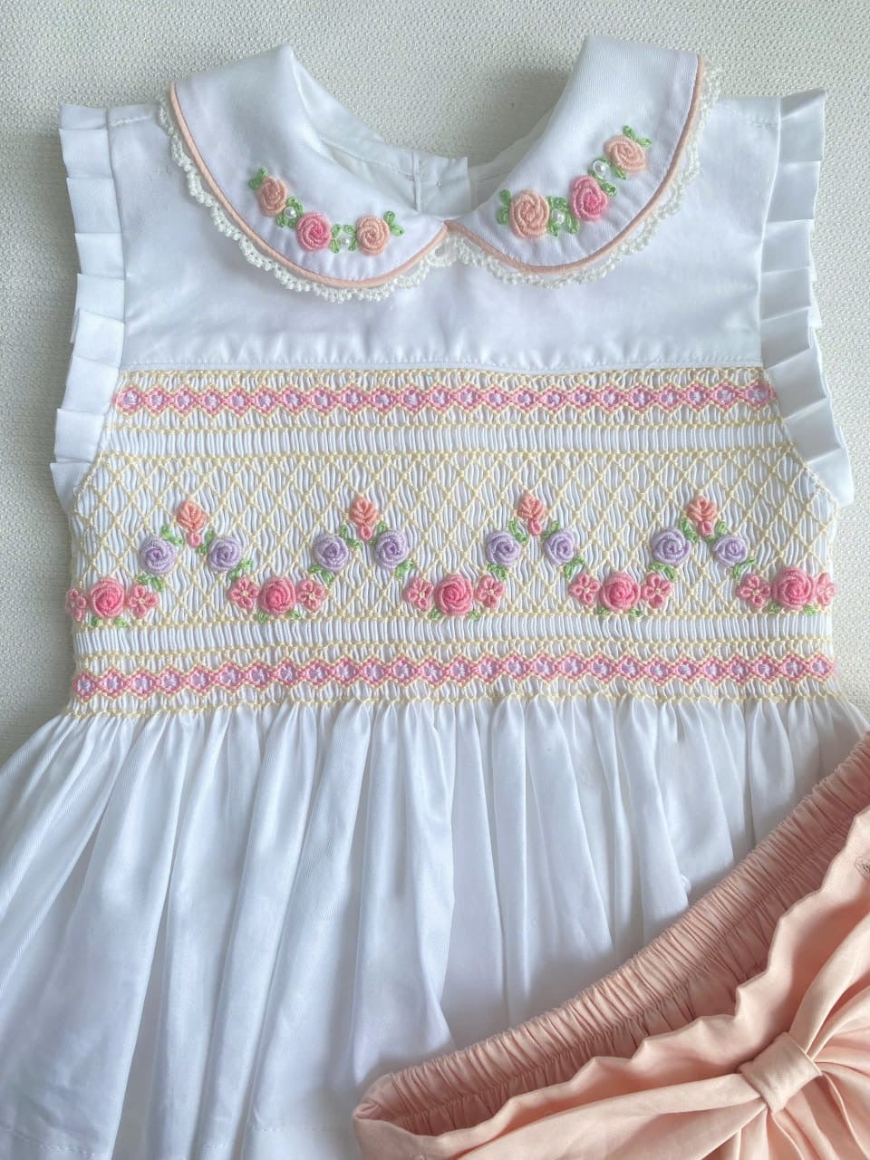 Garland skirted romper