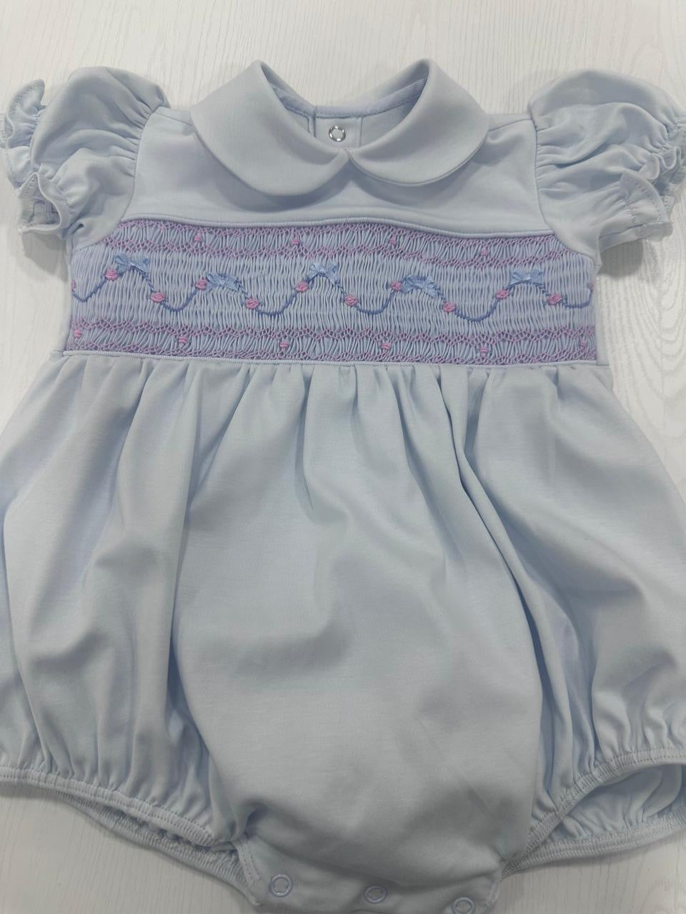Blue Pima romper
