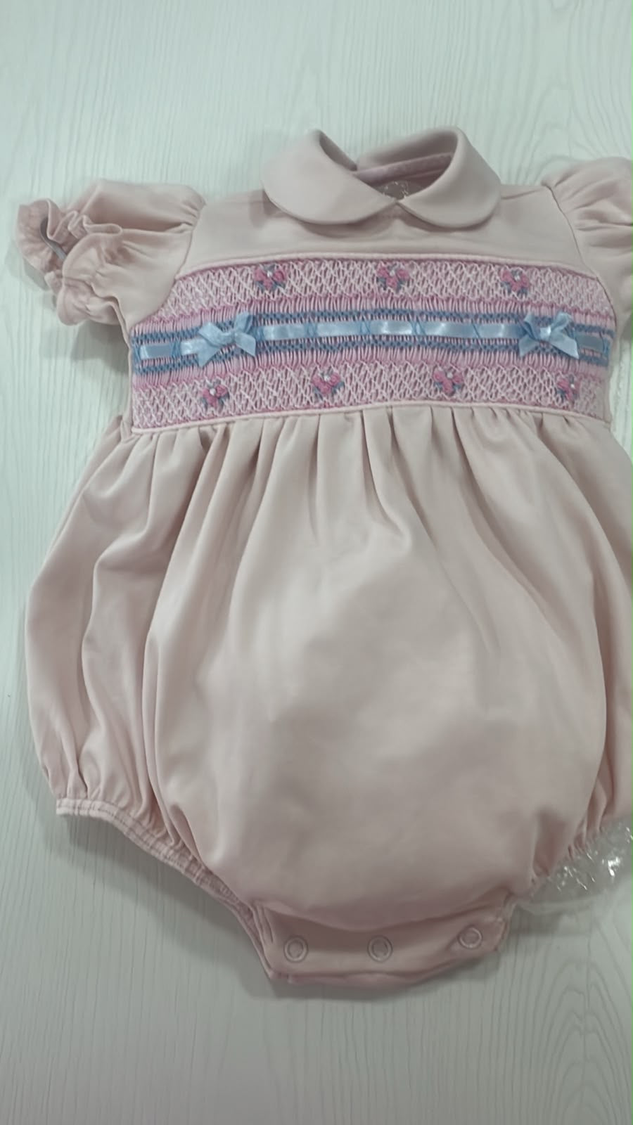 Pink Pima romper