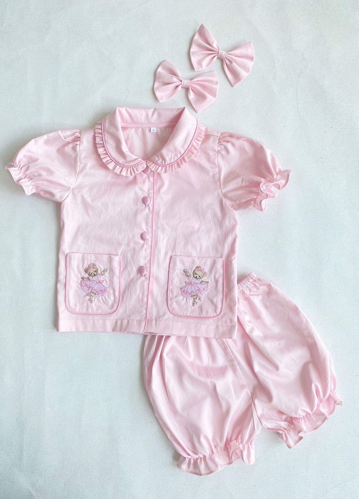 Pink bear pjs