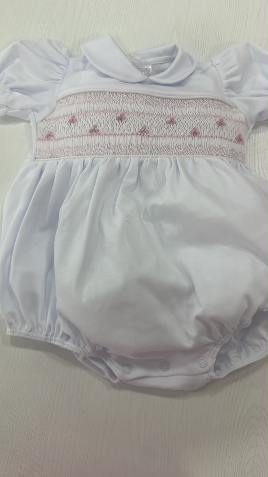 White Pima romper