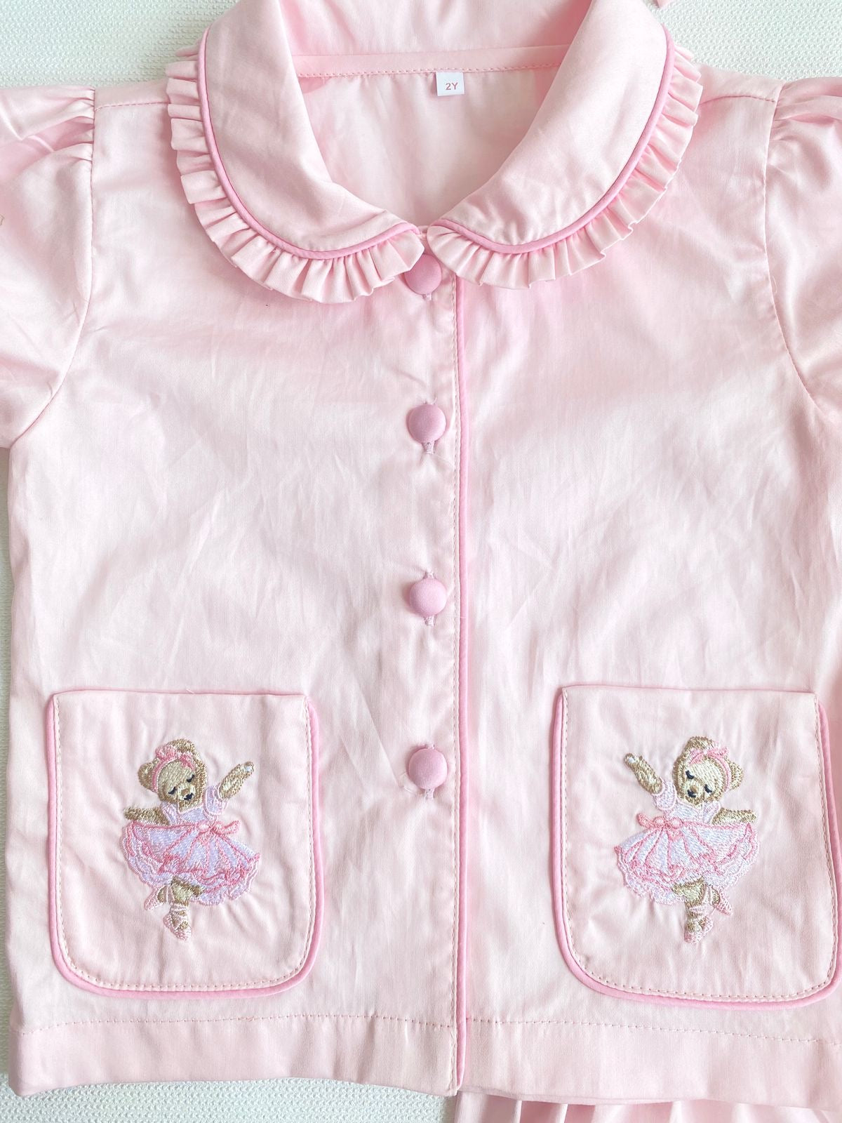 Pink bear pjs