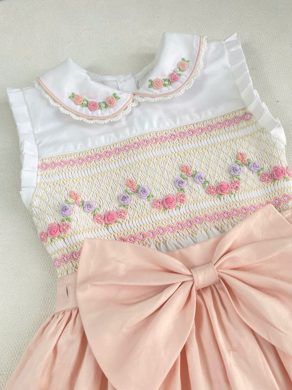 Garland skirted romper